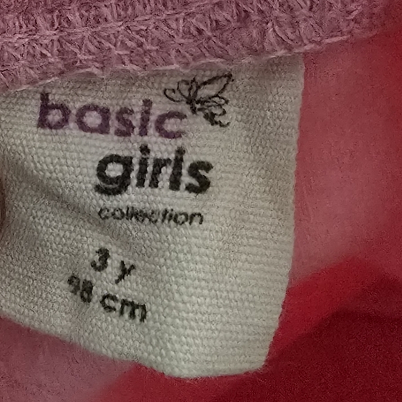 Girls Pink And White Mock Neck Long Sleeve Tops Bundle - Picture 7 of 12